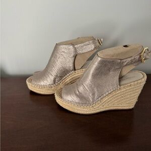 Kenneth Cole metallic Espadrilles